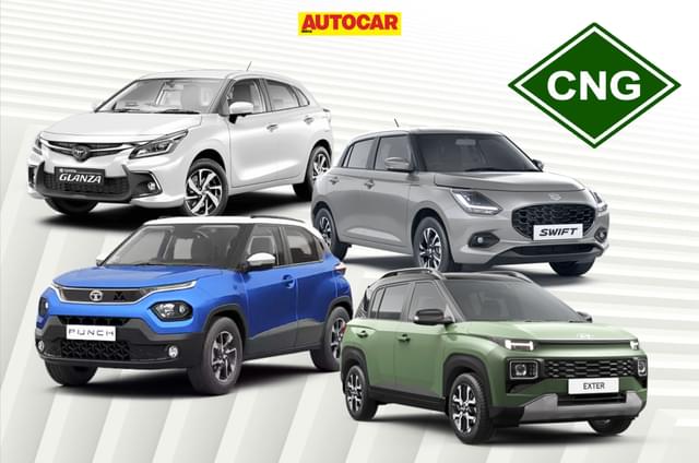 Most fuel-efficient CNG cars in India&#160;in&#160;2024